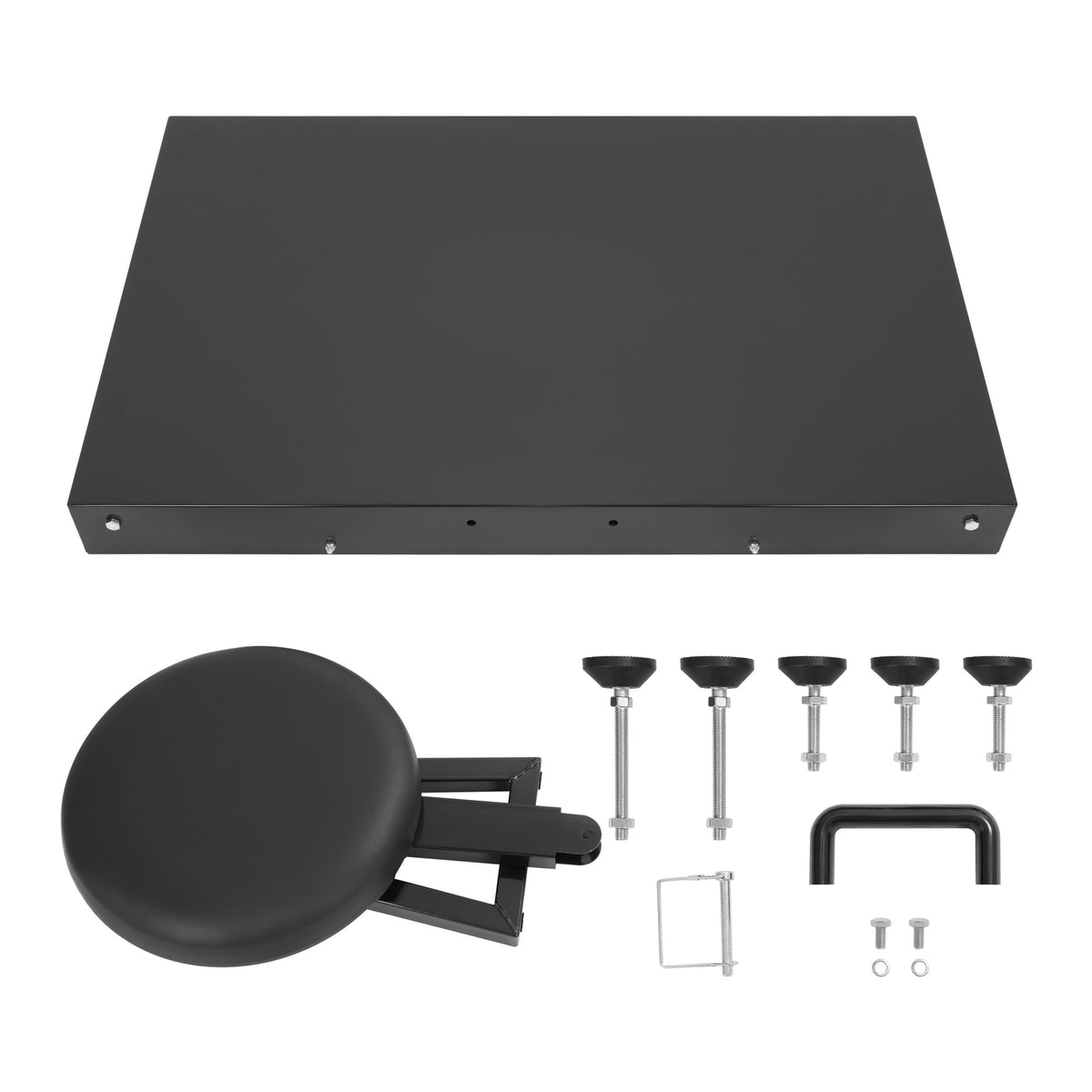 Heavy Duty Adjustable Shooting Table with Padded Seat and Foldable Design