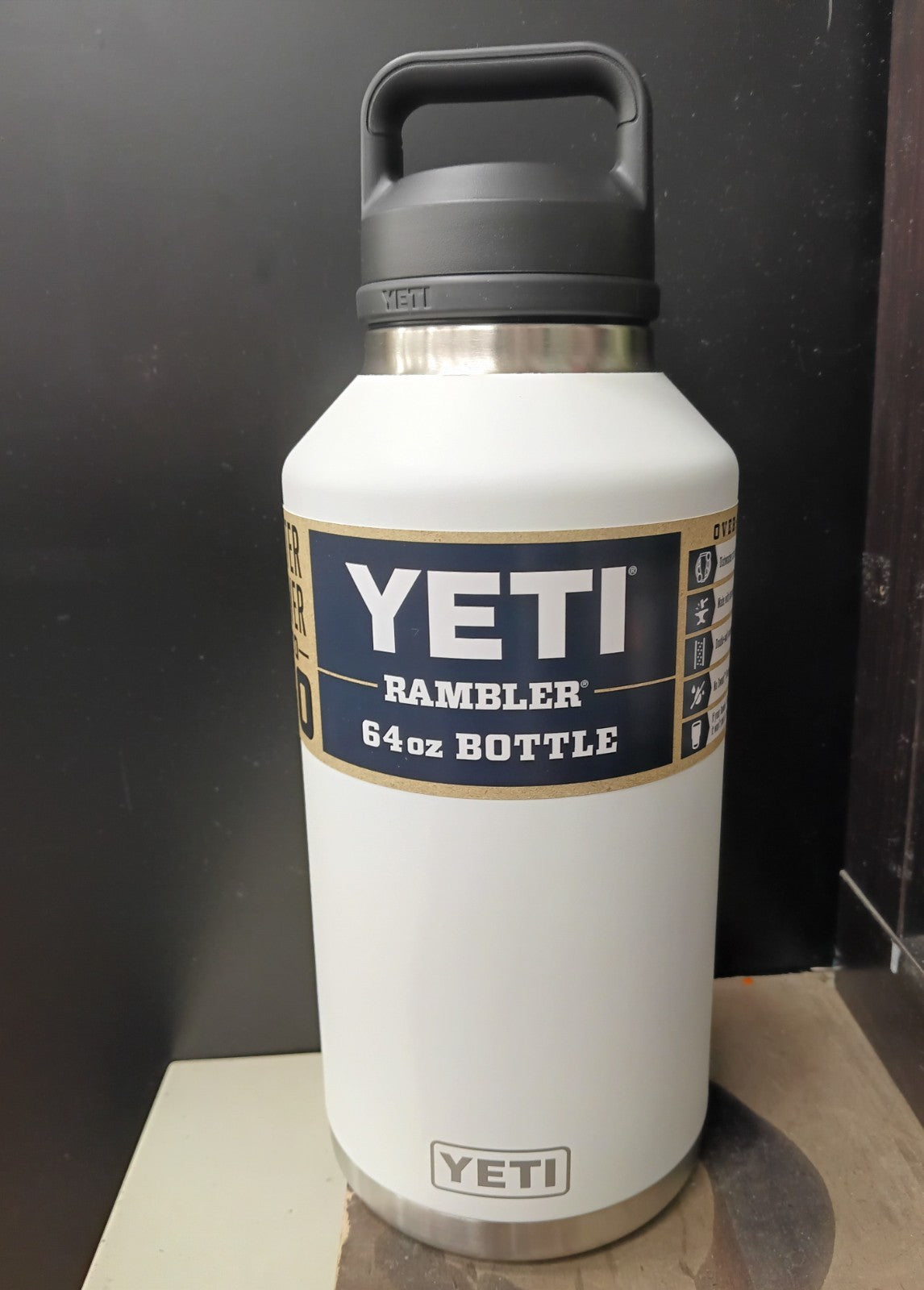 64oz Water Bottle with Chug Cap - Stainless Steel, Dishwasher Safe