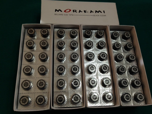 Morakami Black Clear Tip - Super Soft 14mm Cue Tip