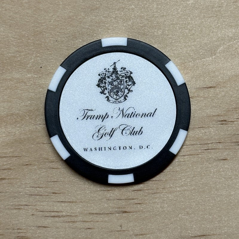 Double Sided Poker Chip and Golf Ball Marker | Trump National Washington DC