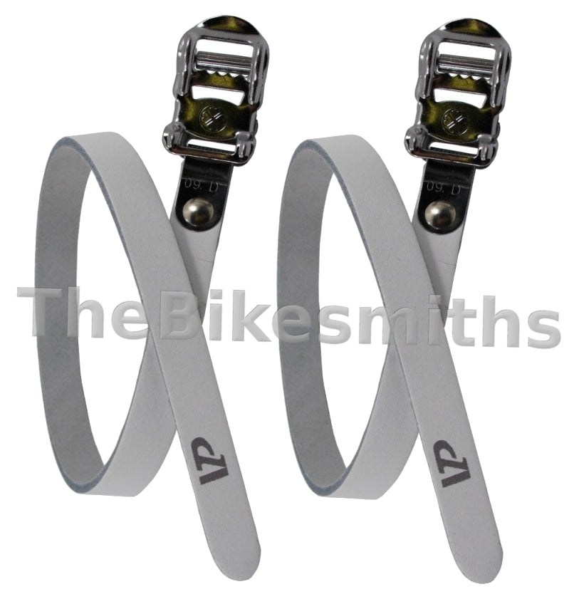 Premium Leather Bicycle Toe Straps for Track & Road Bikes - Pair