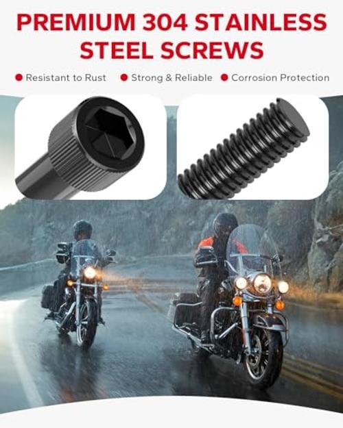 Harley Davidson Driver Floorboard Extensions - 0.75 & 1.25 Inch Spacer Kit