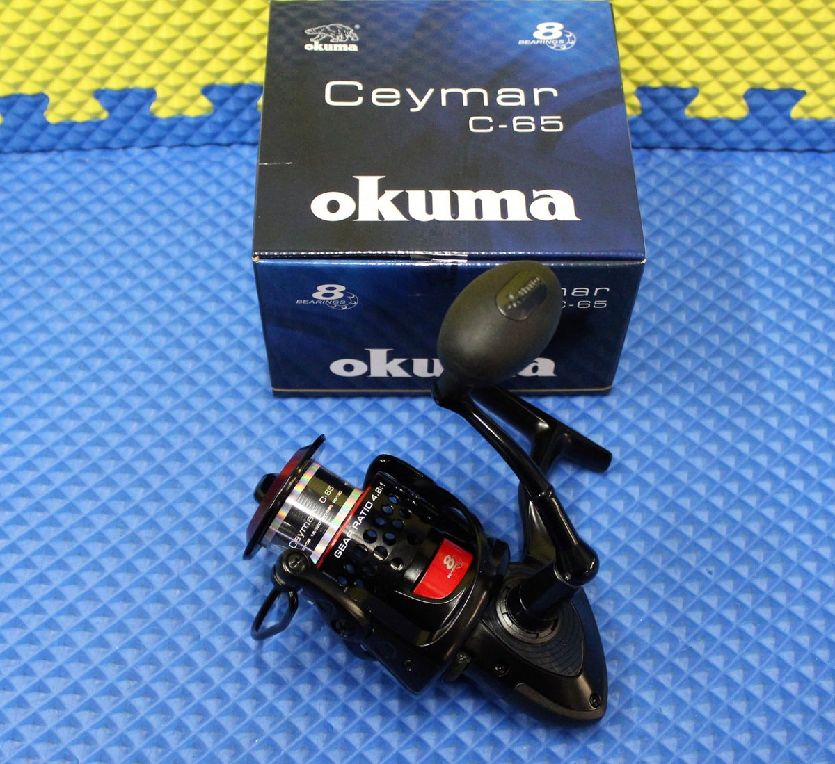 Lightweight Spinning Reel for Freshwater & Saltwater Fishing - Multiple Sizes