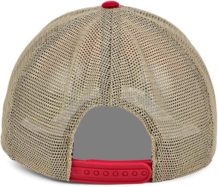Unisex Red Snapback Cap - Adjustable Trawler Clean Up Hat 47