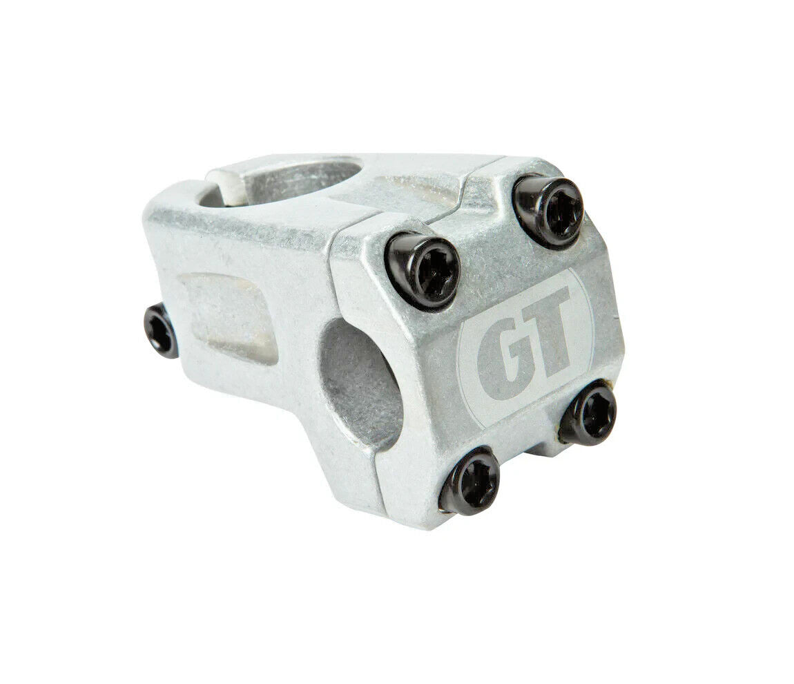 BMX Bicycle Stem 1 1/8 Inch Threadless Front Load 40mm Reach Silver