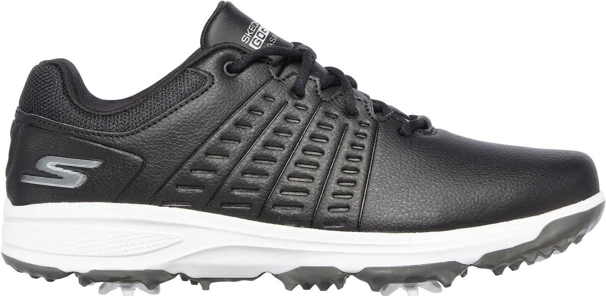 Women's Golf Shoes - Skechers GO GOLF Jasmine Black Leather Synthetic