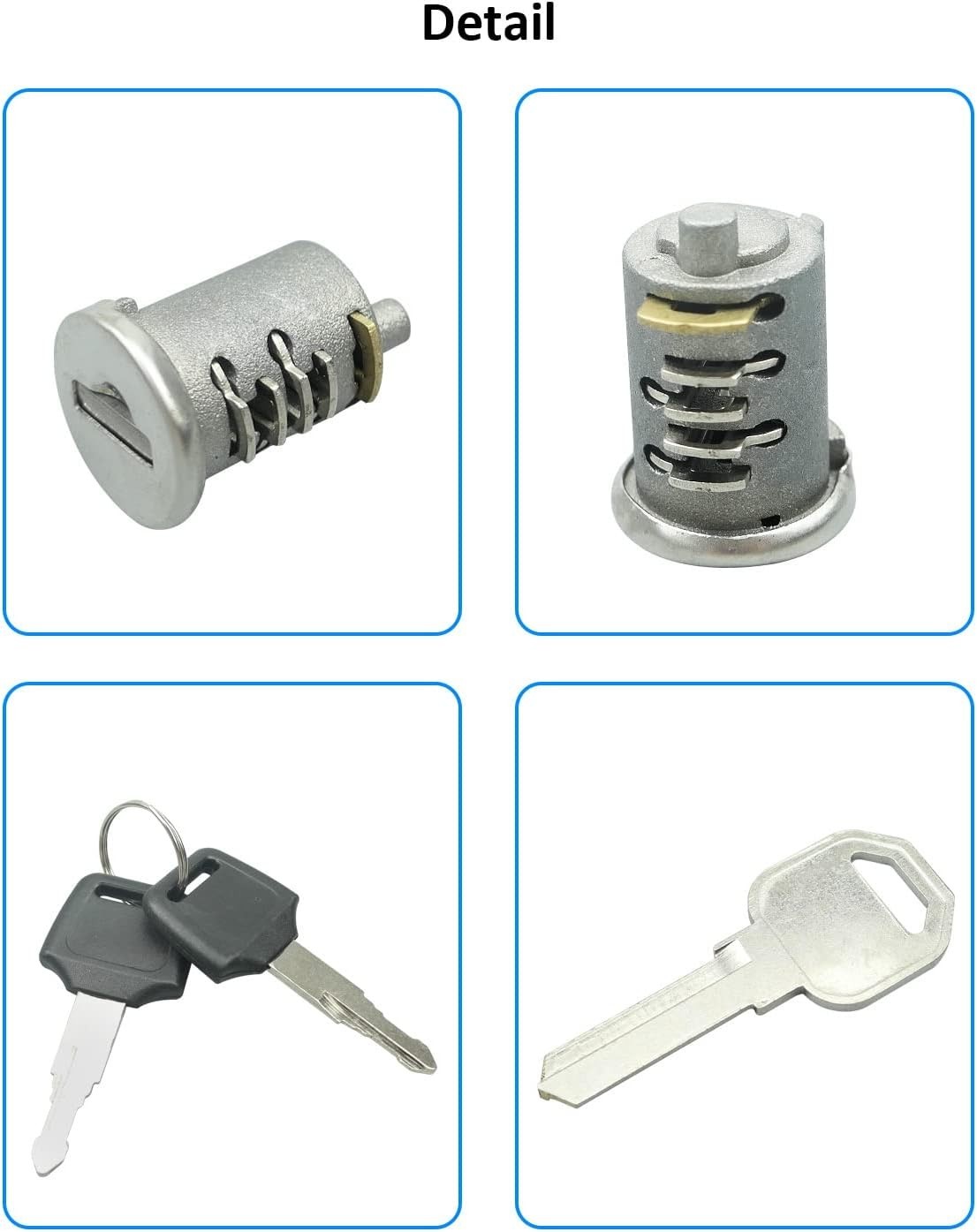 4 Pack Yakima SKS Lock Cores for Rack Security - Durable, Easy Install