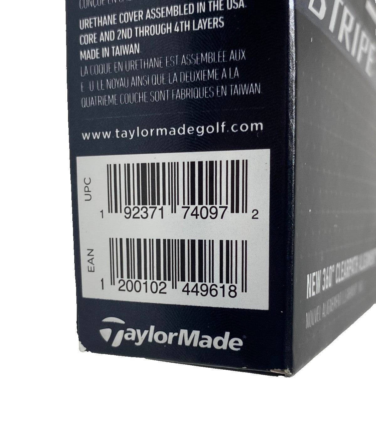 TaylorMade TP5X Stripe Golf Balls - 12 White Tour Performance Balls