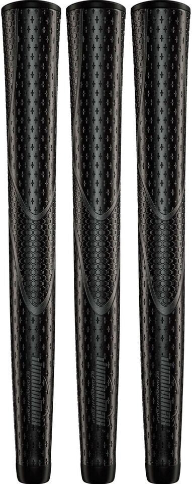 Oversize Golf Grips XL X-Large Set of 3 - Blackout Tour Series for Better Swing
