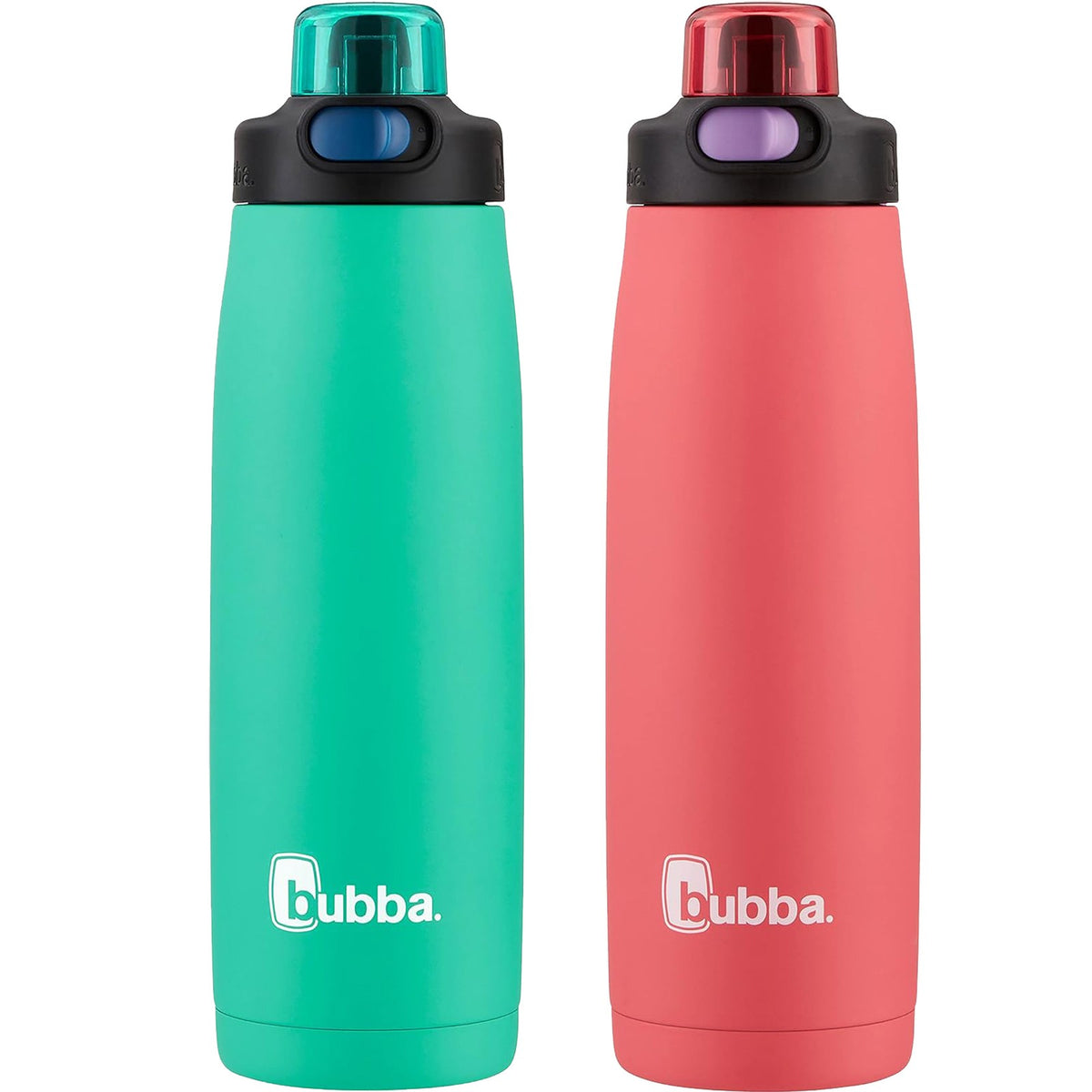 24 oz. Insulated Stainless Steel Water Bottle with Rubberized Finish