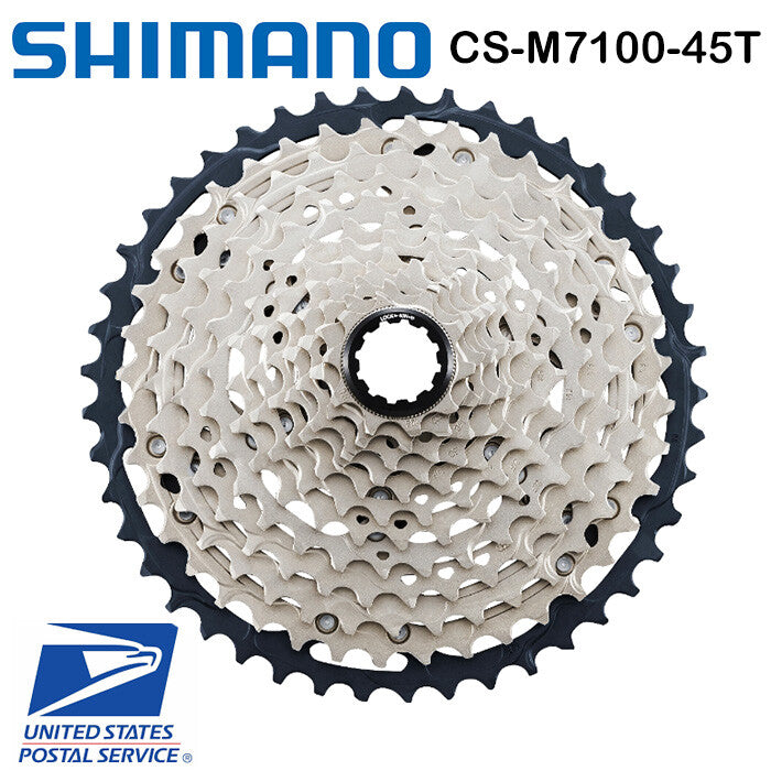 Shimano SLX CS M7100 12-Speed Micro-Spline Bicycle Cassette 10-45T Black/Silver