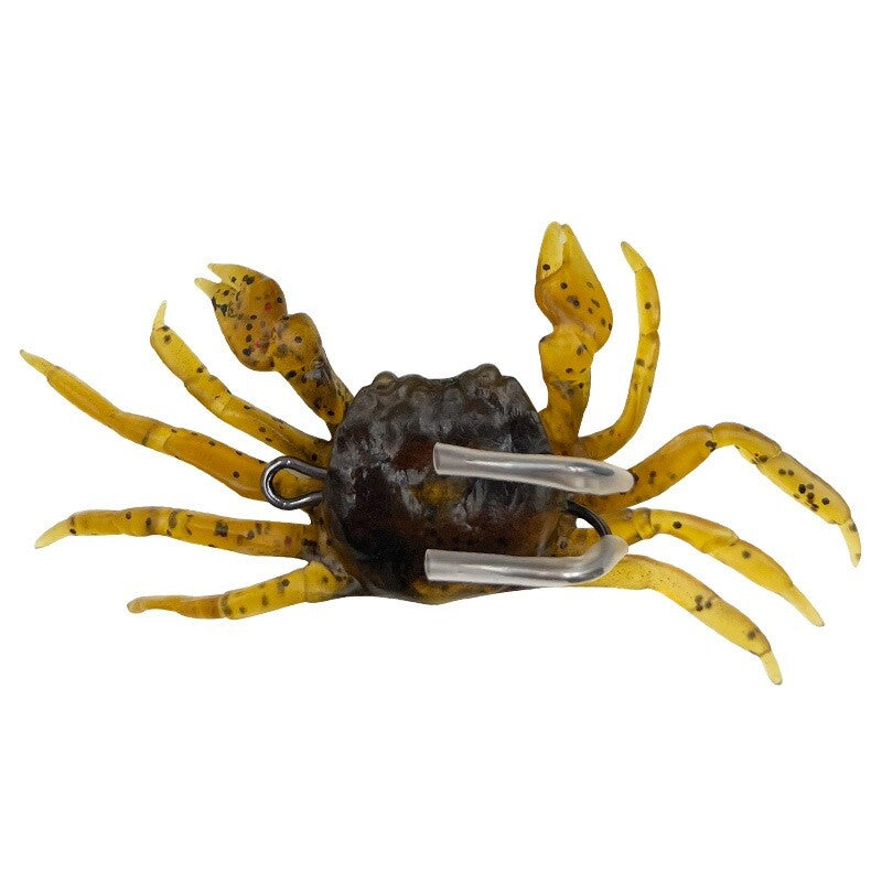 12Pcs Soft Crab Fishing Lures with Hooks – Artificial Bait for Freshwater & Saltwater