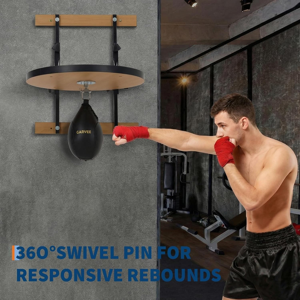 Speed Bag Platform Stand with Adjustable Height for Boxing Training