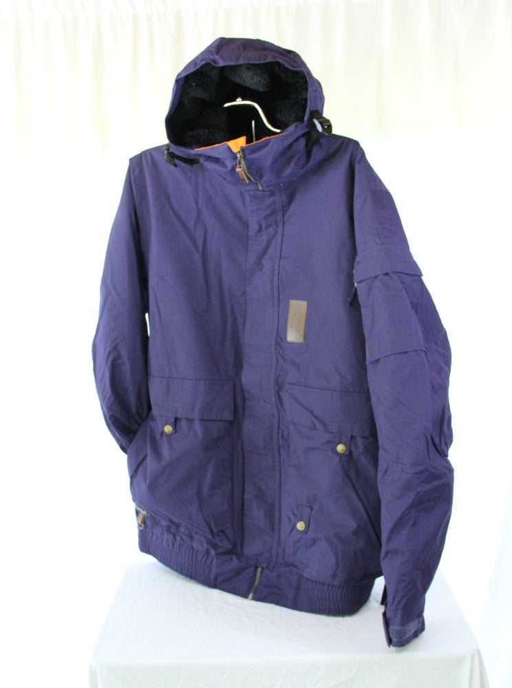 Men's Navy Blue Analog Burton Type A-G Snowboard Jacket Large