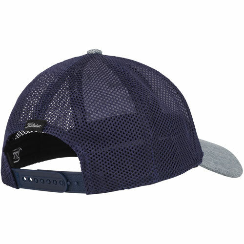 Performance Mesh Golf Hat with Sun Protection and Topographical Underbill