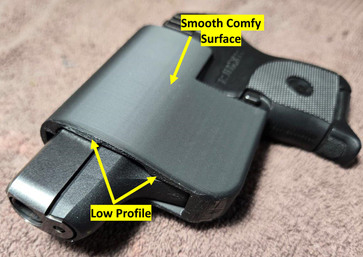 Concealed Carry IWB Holster for Ruger LCP Series - Custom Fit & Low Profile