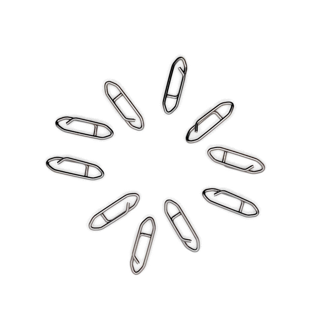 Power Clips 18mm Black Nickel 20Kg/44Lb Test Snap Fastener - 10 Pack