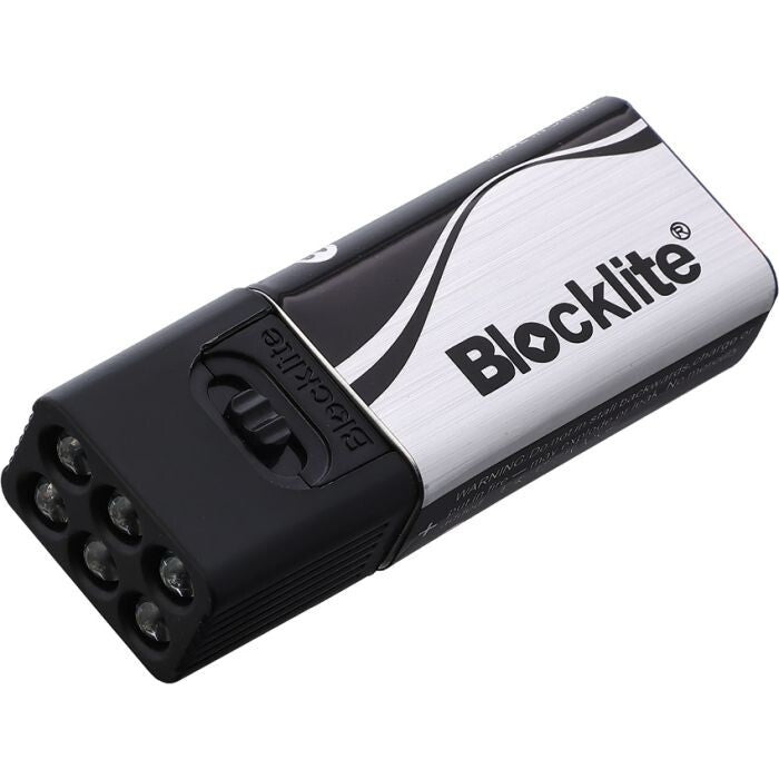 9V Flashlight Emergency Battery Included Compact Handheld Light