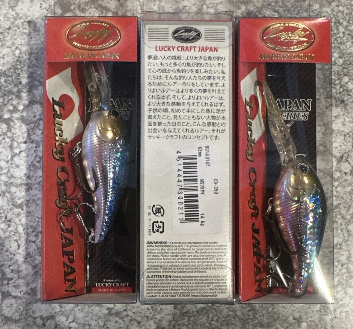 Lucky Craft CB-350 00140147 Fishing Lure - 3 Pack