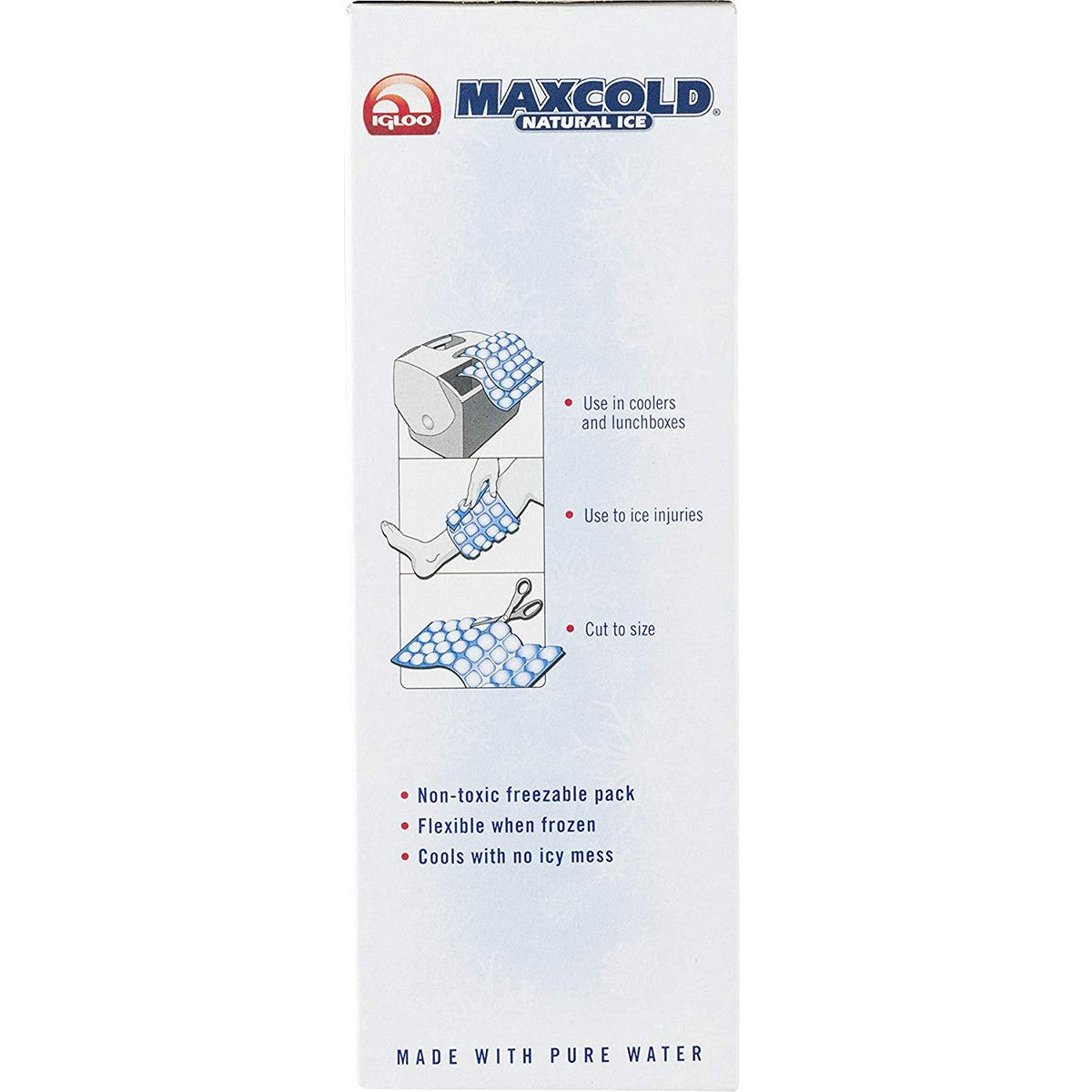 IGLOO MaxCold 44-Cube Natural Ice Sheet - Blue for Coolers & Chilling