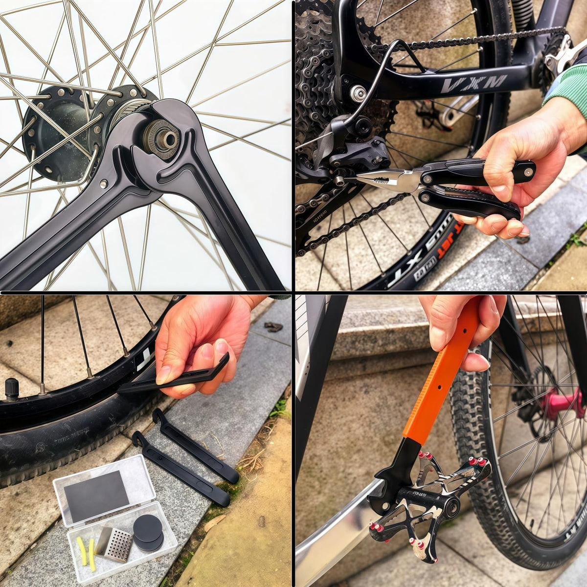 Bike Repair Tool Kit with Hard Case - Professional Cycling Maintenance Set