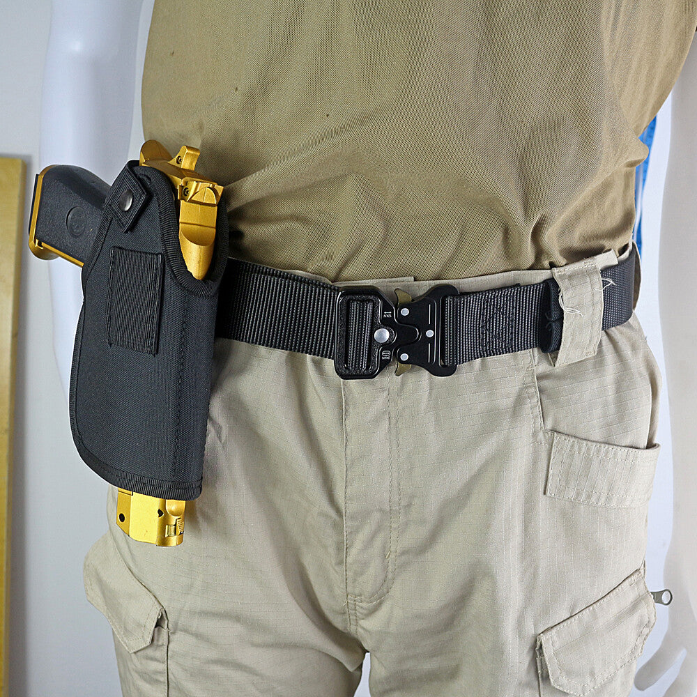 Universal Tactical OWB IWB Holster with Flashlight & Optic Fit for 1911