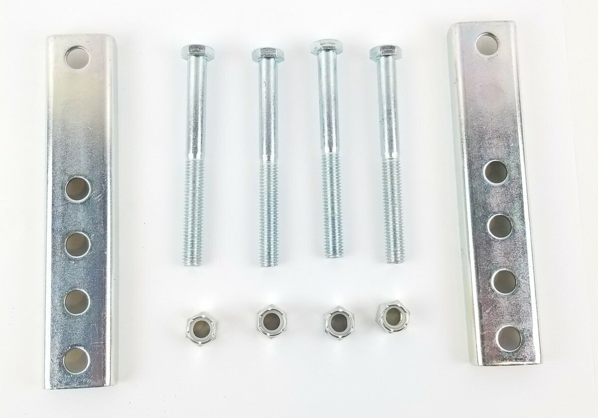 Tongue Jack Mounting Brackets for Trailer - Hardware with Hardware