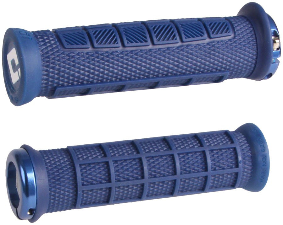 Lock-On Bike Handlebar Grips - Elite Pro V2.1 Blue