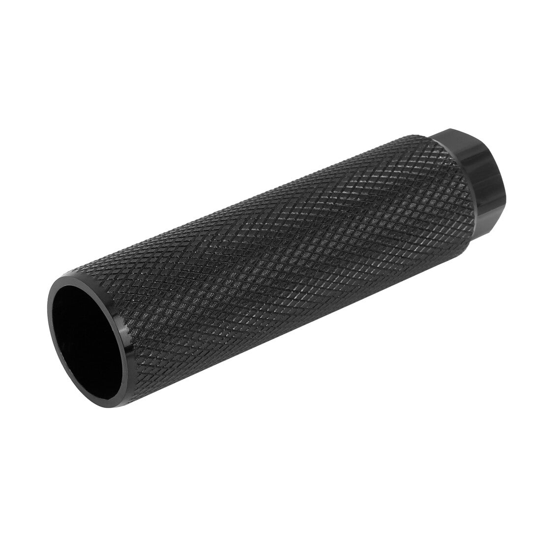 Aluminum Alloy Bicycle Foot Pegs for BMX & MTB Rear Axle 3/8 Inch Black - 2 Pack