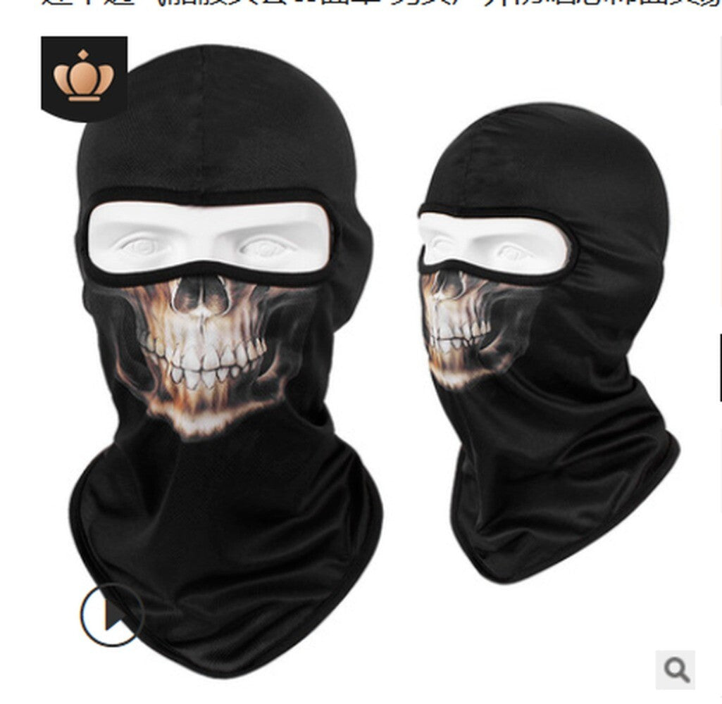 Unisex Full Face Skull Mask Balaclava for Motorcycle & Outdoor Sports