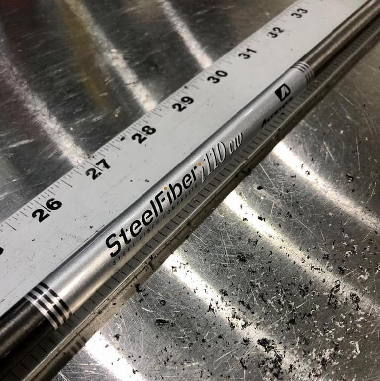 Golf Iron Shafts Set for 4-9 Iron & Wedges - SteelFiber Taper Tip, Multiple Flex & Weight Options