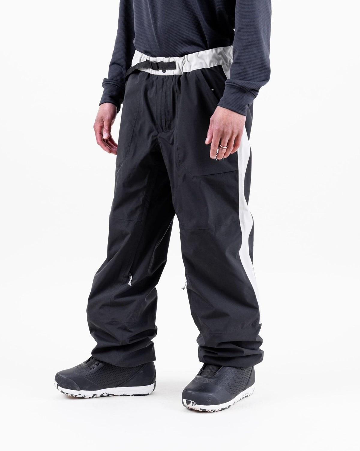 Unisex Snow Pants with Recycled 20K/20K Waterproof Breathable Fabric - Baggy Fit