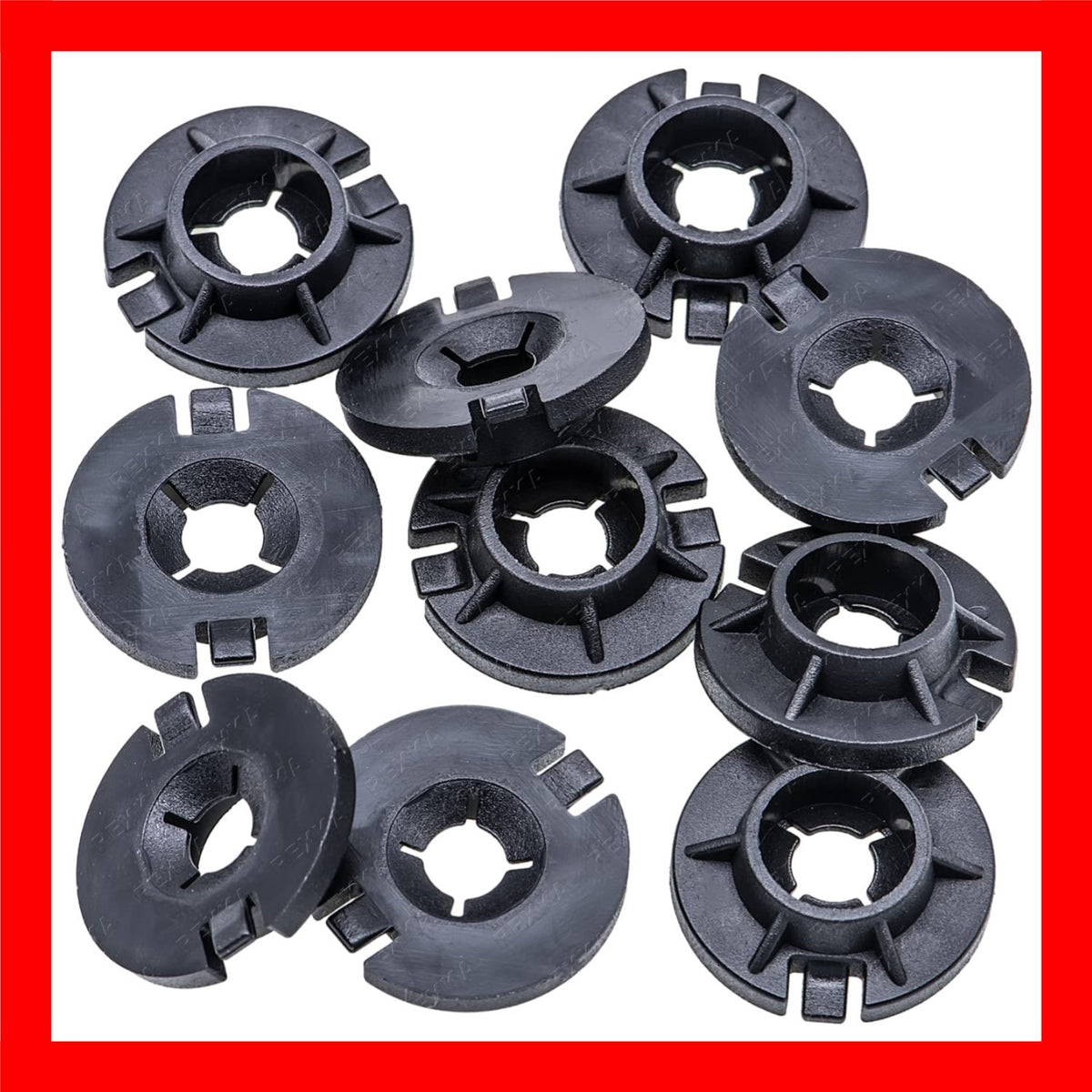 10pcs Tesla Model 3 & Y Engine Cover & Wheel Apron Push Nuts - Nylon Fasteners