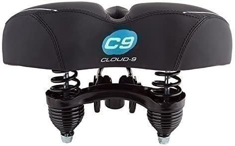 Cloud-9 Cruiser Sofa Bicycle Saddle with Suspension and Vented Cutout