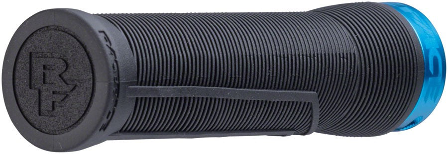 RaceFace Chester Lock-On Bicycle Handlebar Grips - 34mm Black/Turquoise