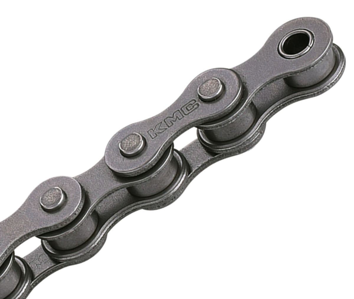 Heavy Duty Bicycle Chain 1/2 x 1/8 Inch 98 Links for BMX, Gray