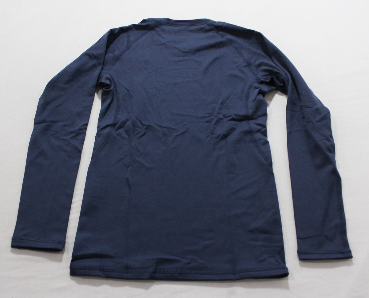 Kids Unisex Compression Base Layer Undershirt Set - Black and Blue XS