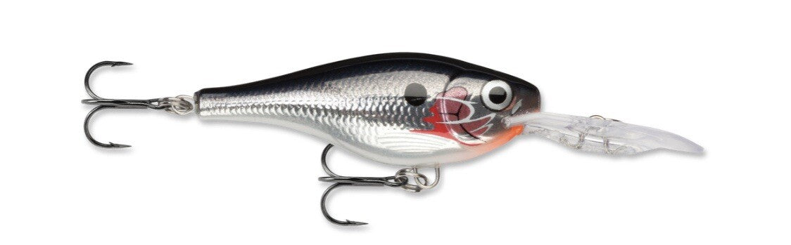 Shad Rap Rattling Suspending Fishing Lure - Silver, Long Casting