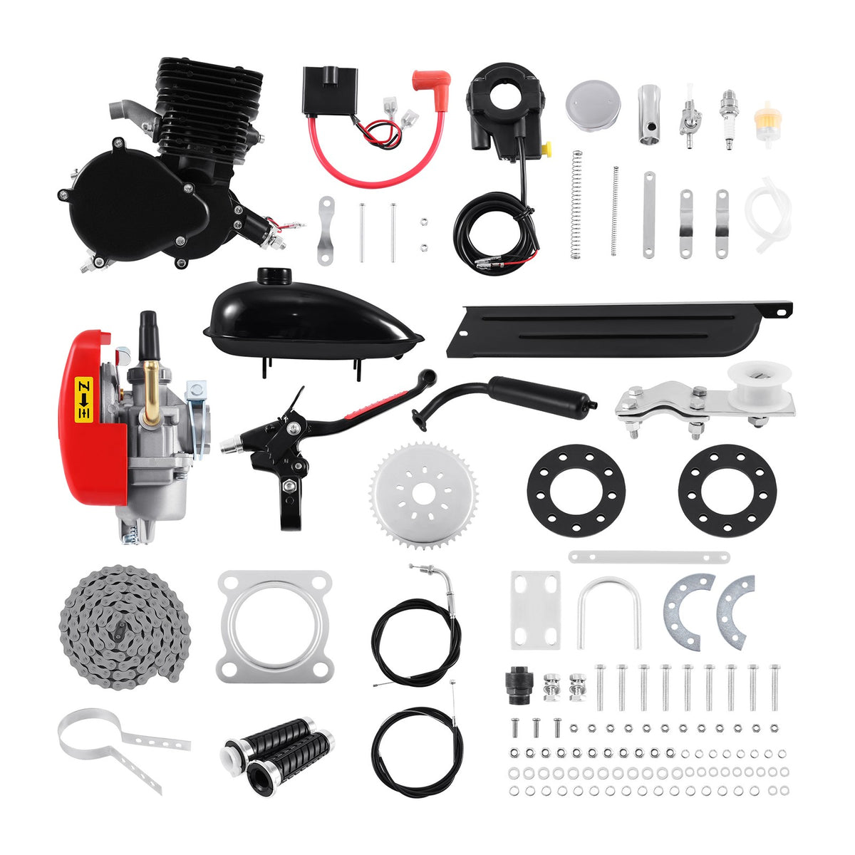 2-Stroke Engine Motor Kit for Motorized Bicycle - 80cc, 100cc, 110cc