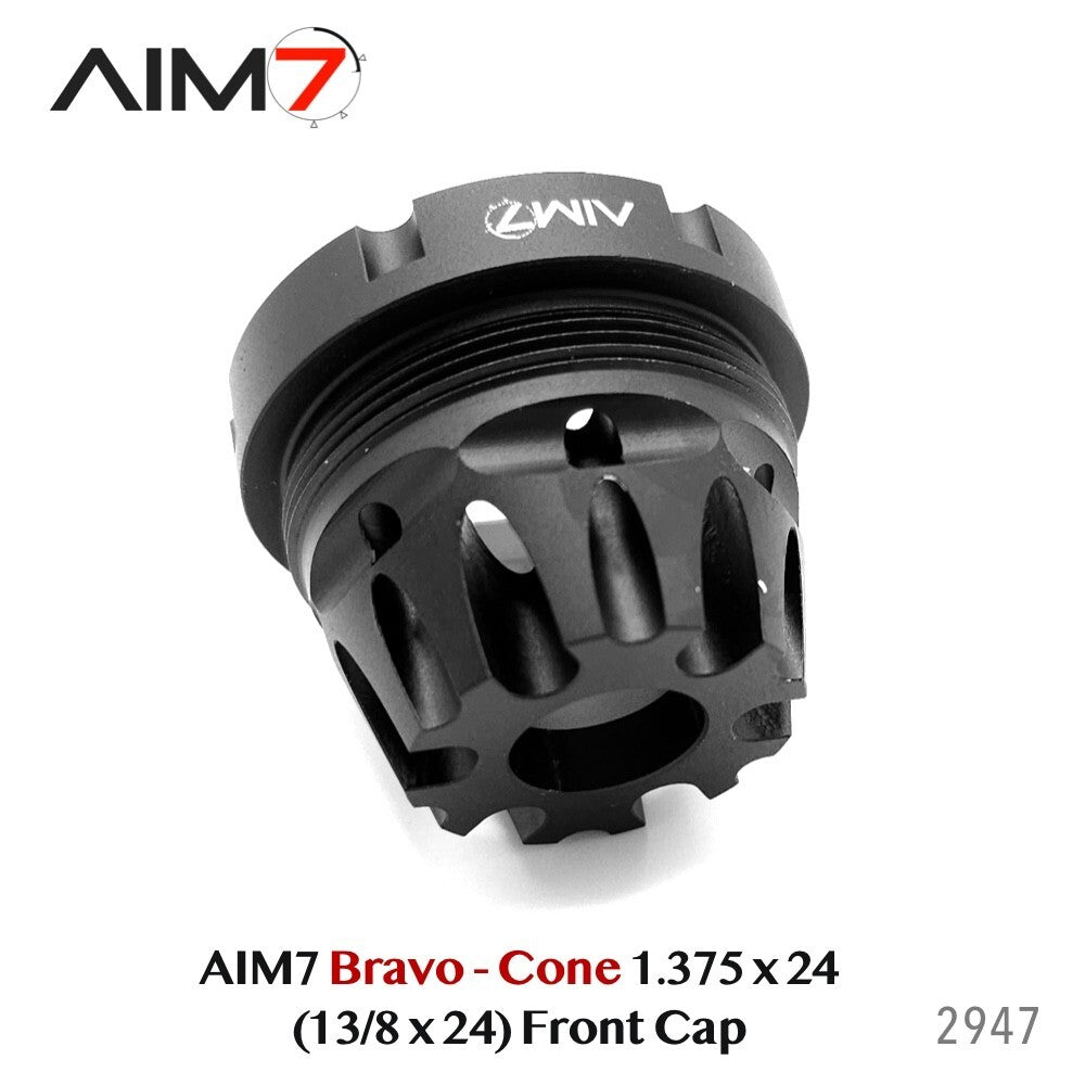 Aim7 Bravo Cone 1.375 x 24 Threaded Front Cap for Hub Mounts