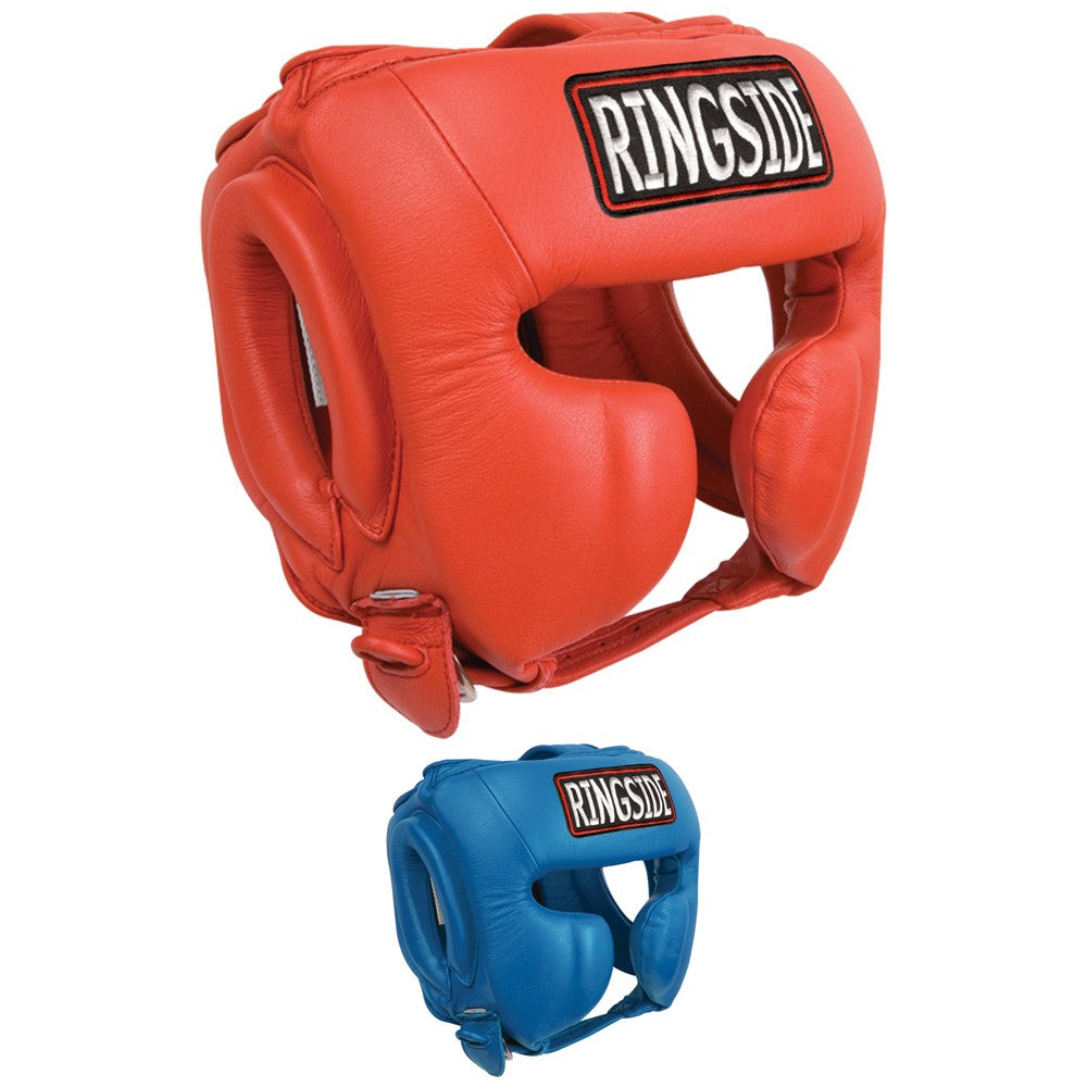 Wrestling Headgear with Adjustable Fit and Face Protection for Competitions