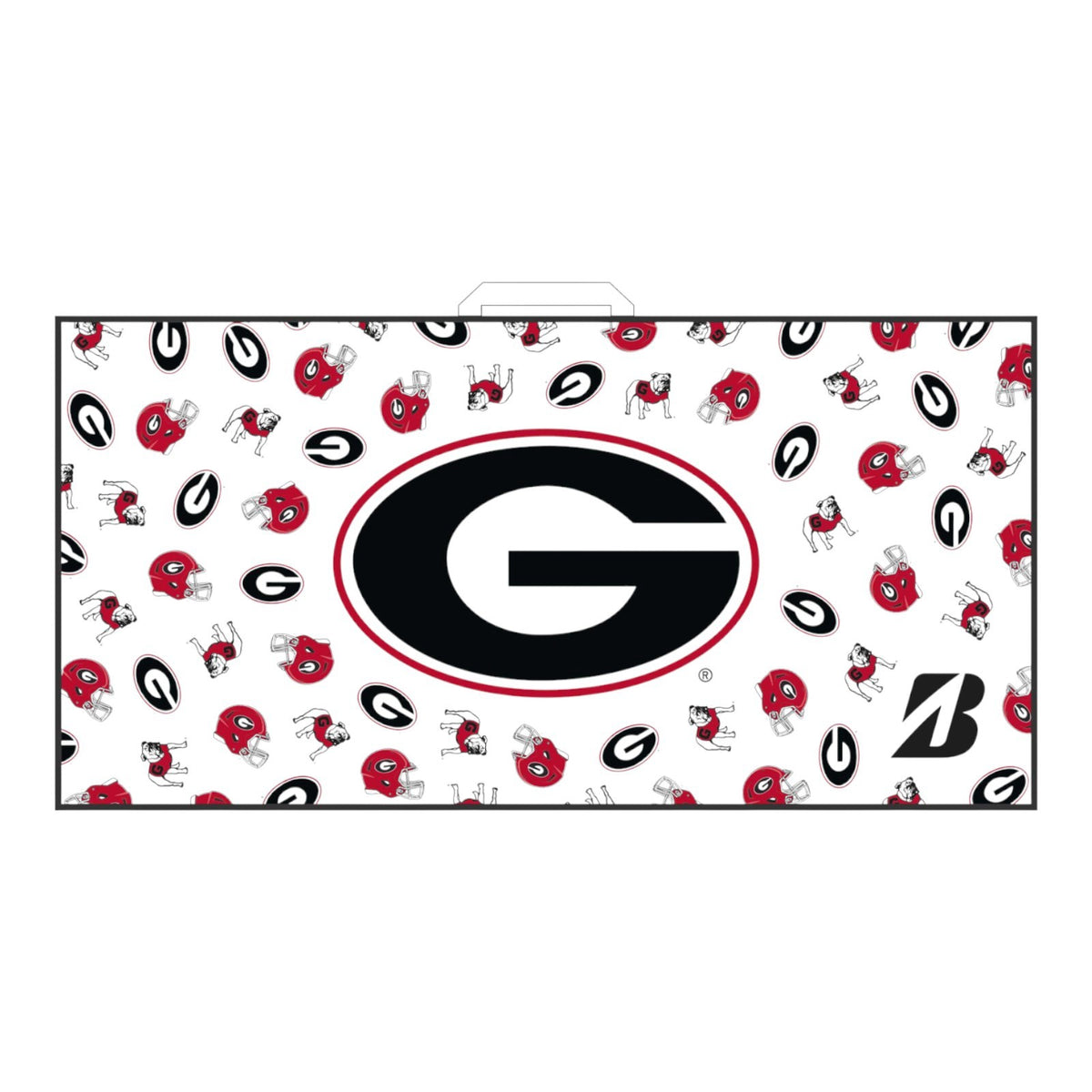 UGA Print Microfiber Towel - 20x40 Sports Fan Towels for Game Day
