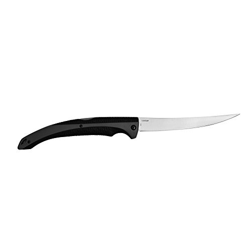 Folding Fillet Knife with K-Texture Grip - 6.5 Inch Blade for Fishing