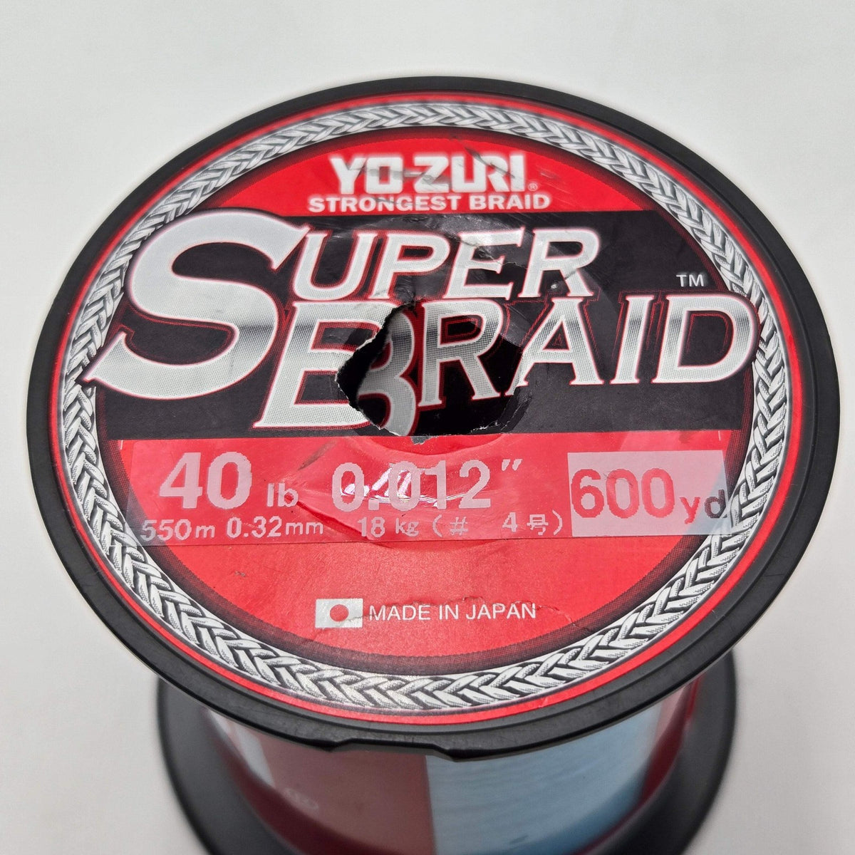 Braided Fishing Line 40lb 600yd Blue - Heavy Duty Saltwater & Freshwater Line
