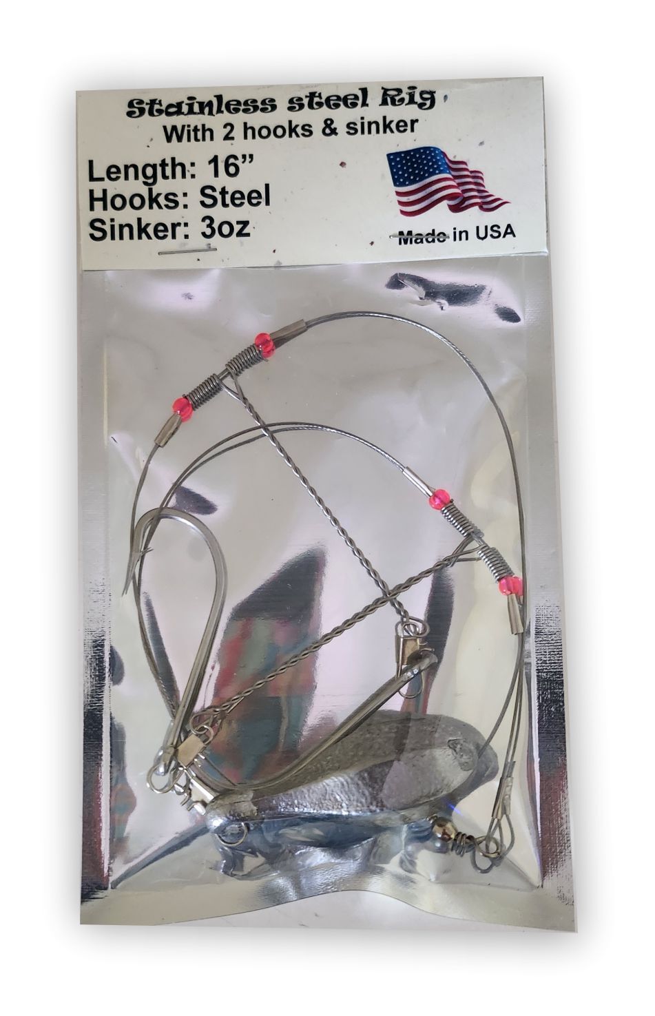 Stainless Steel Fishing Leader Set with Swivels, Hooks & Sinkers - Durable Saltwater Tackle