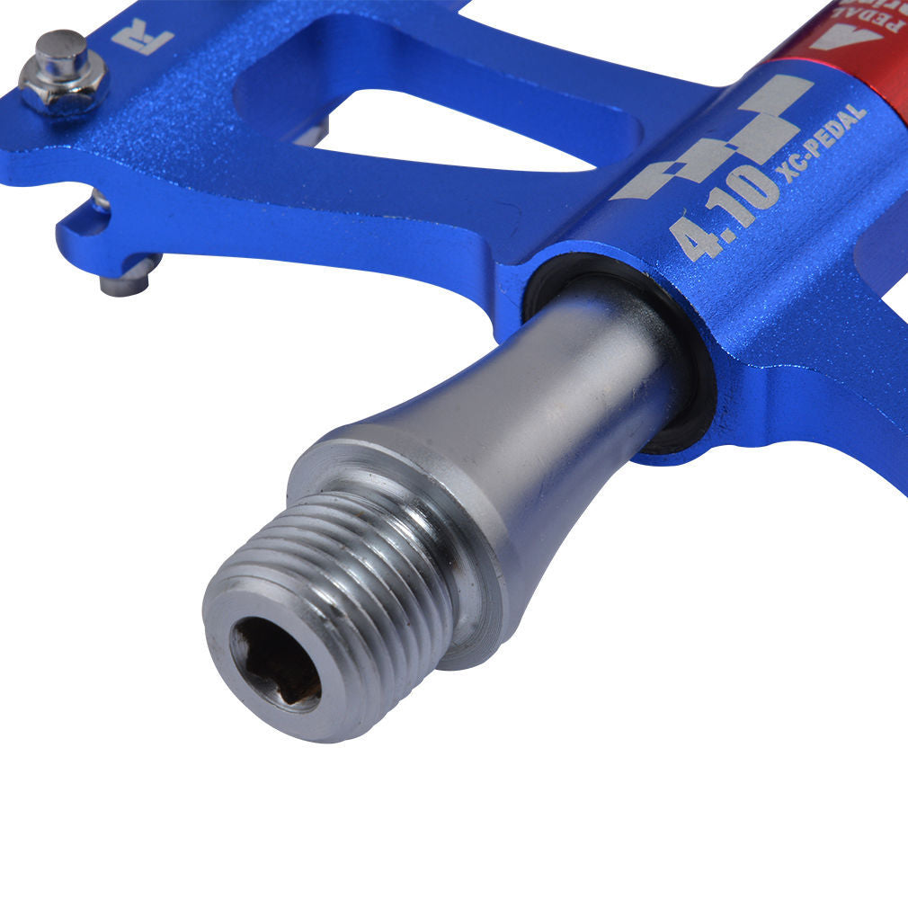 Bike Pedals Flat Aluminum Alloy 4 Bearings 9/16" Platform Cycling Accessories
