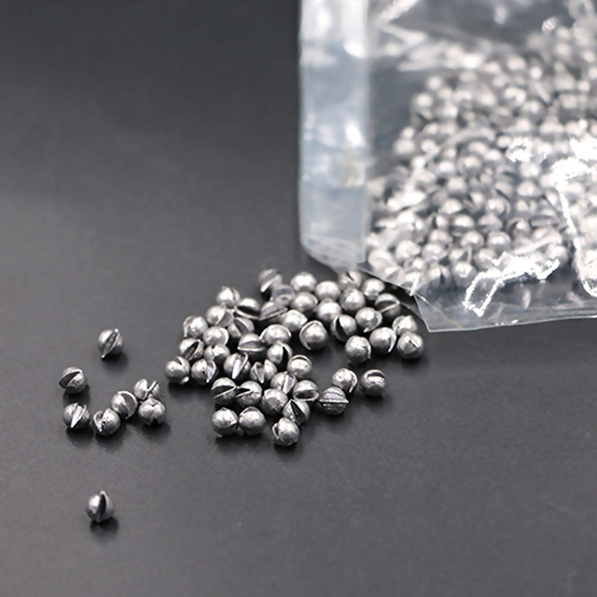 500 Pcs Removable Lead Sinking Fishing Sinkers Weights Tackle Set