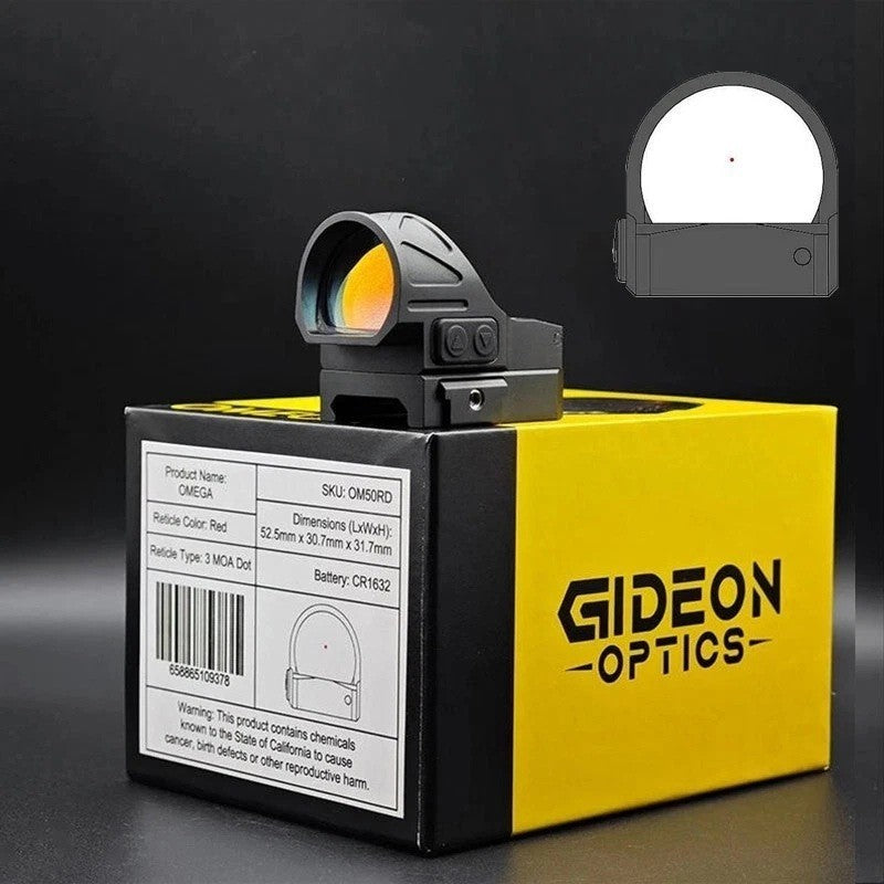 Gideon Optics Omega Red/Green Dot Sight with RMR Footprint - 3MOA/45MOA Reticle