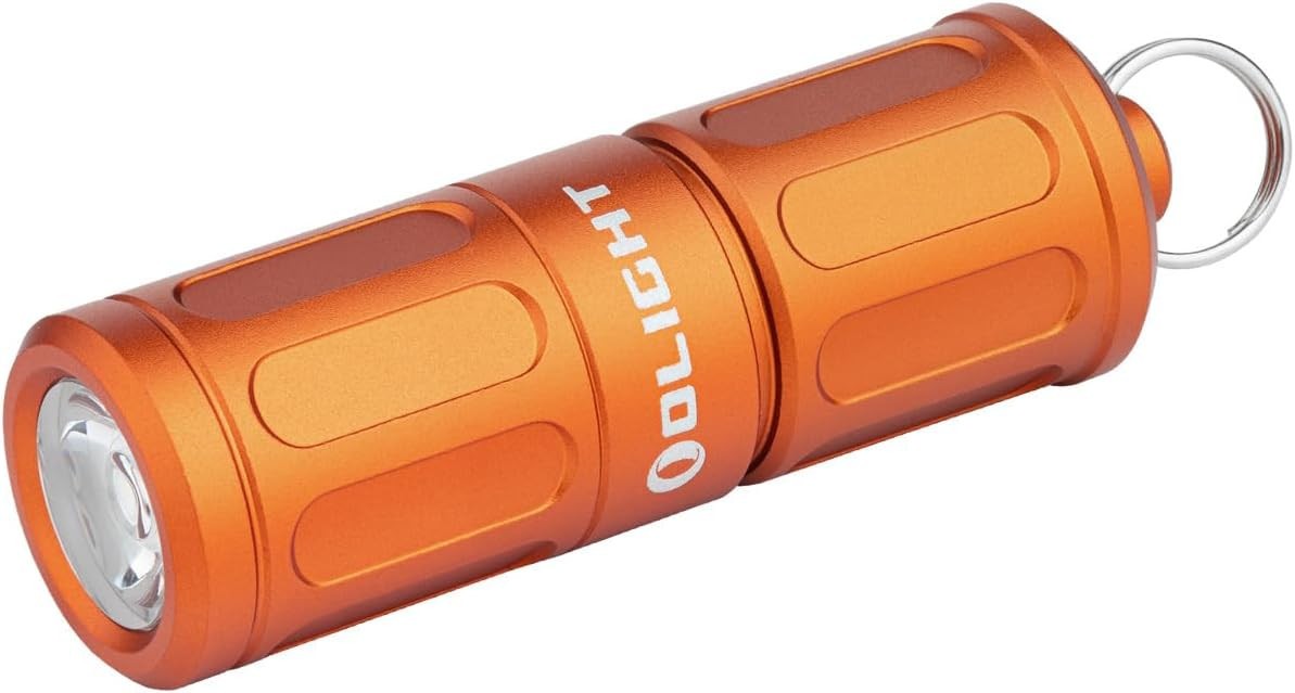 Rechargeable Keychain Flashlight - Compact 180 Lumen EDC Light with USB-C