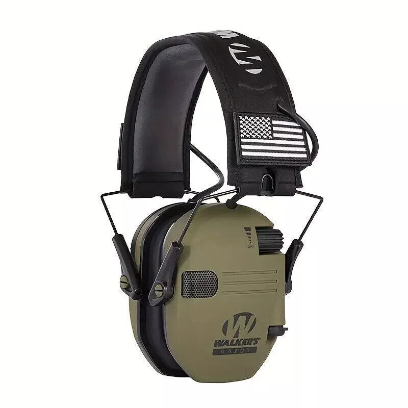 Electronic Shooting Ear Muffs Noise Cancelling Hearing Protectors - Slim Foldable